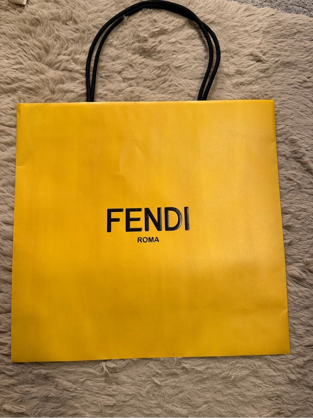 AUTHENTIC FENDI SHOPPING BAG LARGE SIZE